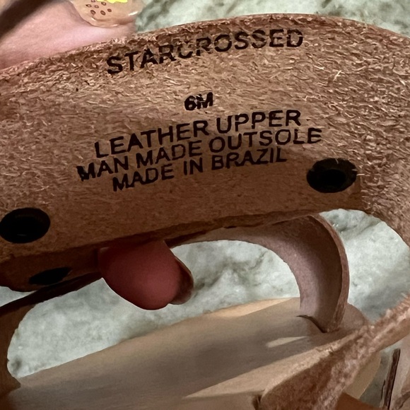 NEW Matisse Starcrossed Naked Beige Leather Brazilian Sandals Size 6 - Picture 5 of 6